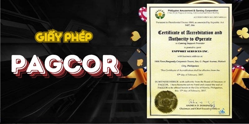 Giấy phép hoạt động của nhà cái AX88 1 PAGCOR cấp giấy phép phụ cho nhiều nhà điều hành hoặc nhà cung cấp dịch vụ trò chơi trực tuyến khác nhau trong cơ sở cờ bạc